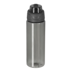 Transluzente 750 ml Flasche mit Trinksystem und Tragegriff farbe schwarz erste Ansicht