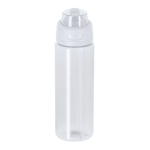 Transluzente 750 ml Flasche mit Trinksystem und Tragegriff farbe weiß erste Ansicht