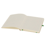 A5-Notizbuch mit festem Einband aus recyceltem Karton, linierte Seiten dritte Ansicht