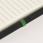 A5-Notizbuch mit festem Einband aus recyceltem Karton, linierte Seiten vierte Ansicht