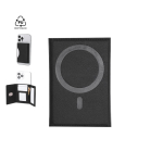 Kartenetui aus recyceltem Kunstleder mit Magnetverschluss