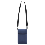 Umhängetasche aus Kunstleder mit Klettverschluss, verstellbar farbe marineblau erste Ansicht