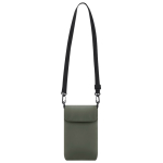 Umhängetasche aus Kunstleder mit Klettverschluss, verstellbar farbe dunkelgrün erste Ansicht