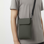 Umhängetasche aus Kunstleder mit Klettverschluss, verstellbar sechste Ansicht