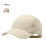 6-Panel-Nylonkappe mit verstellbarem Verschluss mit Metallschnalle