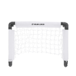 Klappbares Fußballtor mit Schnellaufbau und Transporttasche Ansicht mit Druckbereich