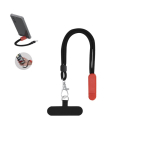 Verstellbares Handy-Armband mit Metallkarabiner und Ständer