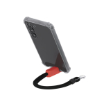 Verstellbares Handy-Armband mit Metallkarabiner und Ständer dritte Ansicht