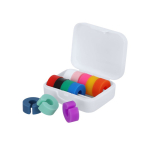 Glasmarkierer mit 12 Silikon-Markern in verschiedenen Farben dritte Ansicht