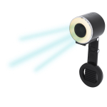 Ringlicht mit Ventilator aus ABS und Handyhalterung 500 mAh sechste Ansicht