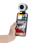 Ringlicht mit Ventilator aus ABS und Handyhalterung 500 mAh siebte Ansicht