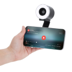 Ringlicht mit Ventilator aus ABS und Handyhalterung 500 mAh achte Ansicht