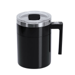 Edelstahl-Mixtasse mit Schiebedeckel 400 ml farbe schwarz erste Ansicht