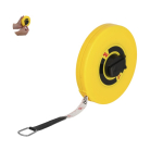 Maßband mit Kurbel und Skala in cm und Zoll 15 m