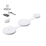 Magnetisches, faltbares 3-in-1-Wireless-Ladegerät mit USB-C 15 W