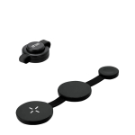 Magnetisches, faltbares 3-in-1-Wireless-Ladegerät mit USB-C 15 W Ansicht mit Druckbereich