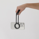 Faltbarer magnetischer Handyhalter mit Karabiner, verstellbar