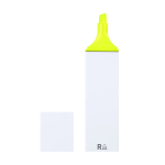 Textmarker mit weißem Etui und mehrfarbiger Tinte farbe gelb erste Ansicht