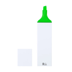 Textmarker mit weißem Etui und mehrfarbiger Tinte farbe grün erste Ansicht