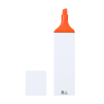Textmarker mit weißem Etui und mehrfarbiger Tinte farbe orange erste Ansicht
