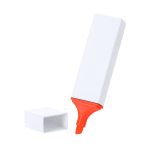 Textmarker mit weißem Etui und mehrfarbiger Tinte zweite Ansicht