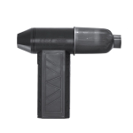 Tragbarer Bläser und Sauger aus Kunststoff mit wiederaufladbarem Akku farbe schwarz erste Ansicht