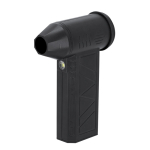 Tragbarer Bläser und Sauger aus Kunststoff mit wiederaufladbarem Akku zweite Ansicht