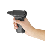 Tragbarer Bläser und Sauger aus Kunststoff mit wiederaufladbarem Akku fünfte Ansicht