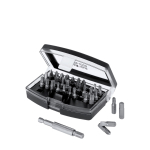 Werkzeug-Set mit Kunststoffetui und magnetischen Bits Ansicht mit Druckbereich