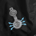 Ausziehbarer Nylon-Vakuumrucksack mit integrierter Pumpe neunte Ansicht