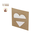 Pflanzbares Papier aus recycelter Pappe mit Wildblumensamen