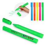 Großer Textmarker mit duftender Tinte in verschiedenen Farben