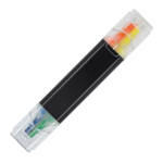 Textmarker mit 4 Farben und Keilspitzen farbe schwarz