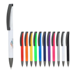 Drehkugelschreiber mit Soft-Touch-Oberfläche, blaue Tinte