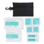 Kompaktes Erste-Hilfe-Set mit Karabiner aus Polyester68625b409b0dbdfc399644fd farbe schwarz vierte Ansicht