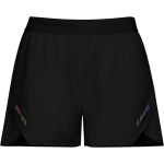 Atmungsaktive Damen-Polyester-Shorts 110g/m² Roly Direct Stratos farbe schwarz zweite Ansicht