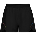Atmungsaktive Damen-Polyester-Shorts 110g/m² Roly Direct Stratos farbe schwarz erste Gebrauchsansicht