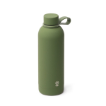 Thermoflasche aus recyceltem Edelstahl mit weichem Silikongriff 500 ml farbe weiß erste Gebrauchsansicht