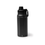 Thermoflasche im Militärstil aus recyceltem Edelstahl 540 ml farbe schwarz zweite Ansicht