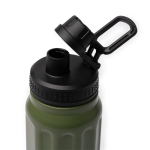 Thermoflasche im Militärstil aus recyceltem Edelstahl 540 ml farbe weiß zweite Detailansicht