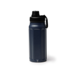 Thermoflasche im Militärstil aus recyceltem Edelstahl 540 ml farbe marineblau zweite Ansicht