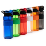 Sportflasche aus recyceltem Kunststoff mit Strohhalm-Dosierer 700 ml farbe orange vierte Detailansicht