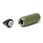 Flasche aus recyceltem Edelstahl mit Druckknopfverschluss 500 ml farbe weiß zweite Detailansicht