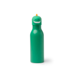 Thermoflasche im Kinderdesign mit Tierkopfdeckel 450 ml farbe grün zweite Ansicht
