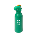 Thermoflasche im Kinderdesign mit Tierkopfdeckel 450 ml Hauptansicht