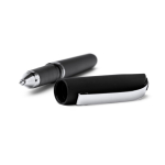 Rollerball aus Kunststoff mit matter Oberfläche und blauer Gel-Tinte farbe schwarz zweite Detailansicht