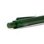 Kugelschreiber recyceltes Aluminium mit transparenten Details farbe schwarz zweite Detailansicht