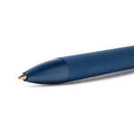 Kugelschreiber aus recyceltem Aluminium mit Jumbo-Mine, blaue Tinte farbe köngisblau erste Detailansicht