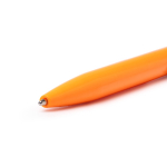 Kugelschreiber mit Metallclip und Bambusdrücker, blaue Tinte farbe gelb erste Detailansicht