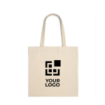 Baumwolltasche natur mit langen verstärkten Henkeln 240 g/m2 Hauptansicht